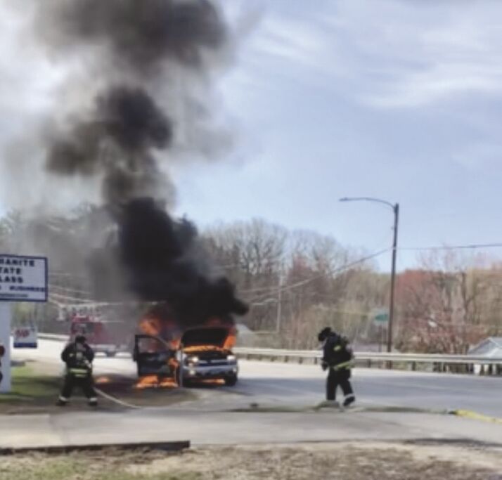 Driver escapes burning car on Belmont Road